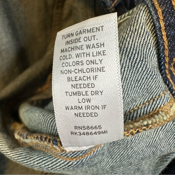 Melrose and Market Distressed Denim Jacket size Small - Picture 7 of 7